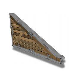 Sloping Wood Panel