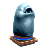 Silver Blob Statue