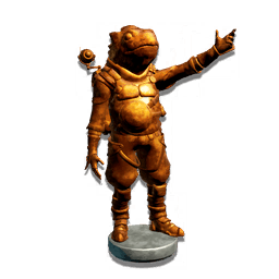 Bronze Gek Statue