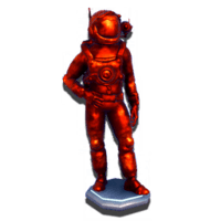 Bronze Astronaut Statue