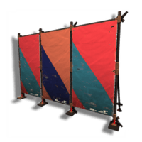 Propped Flag Dividers