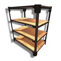 Timber Shelving Unit