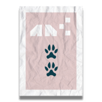 Pawprints Poster