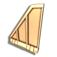 Sloping Alloy Roof Gable